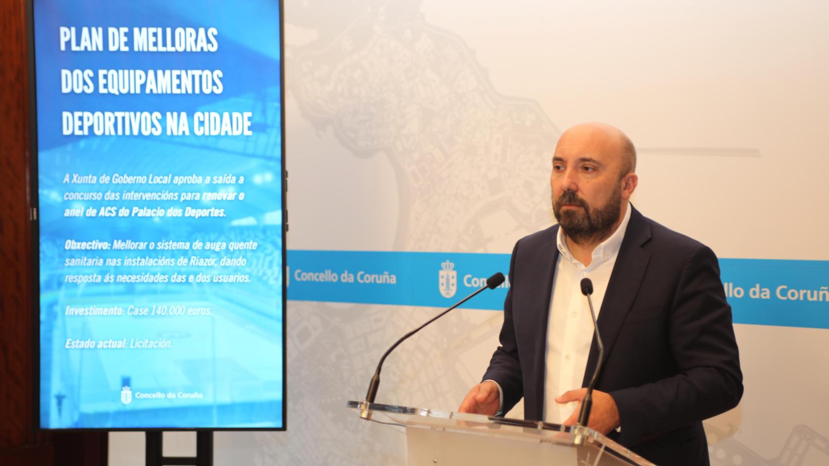 Jose Manuel Lage Tuñas en una comparecencia de prensa.