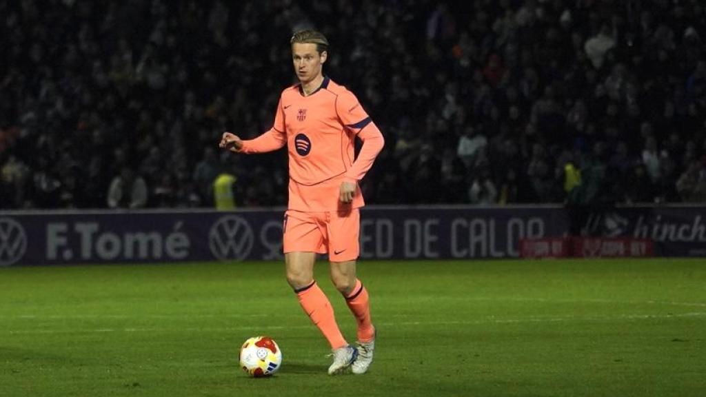 De Jong, durante el partido contra el Guadalajara.