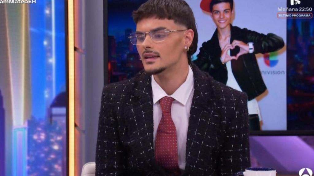 El artista Abraham Mateo en 'El Hormiguero'