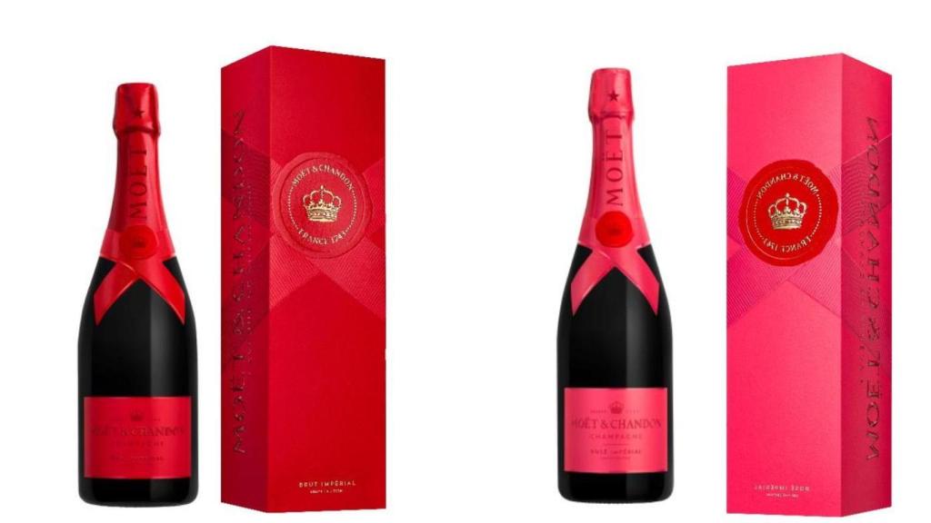 Todo al rojo con Moët & Chandon.