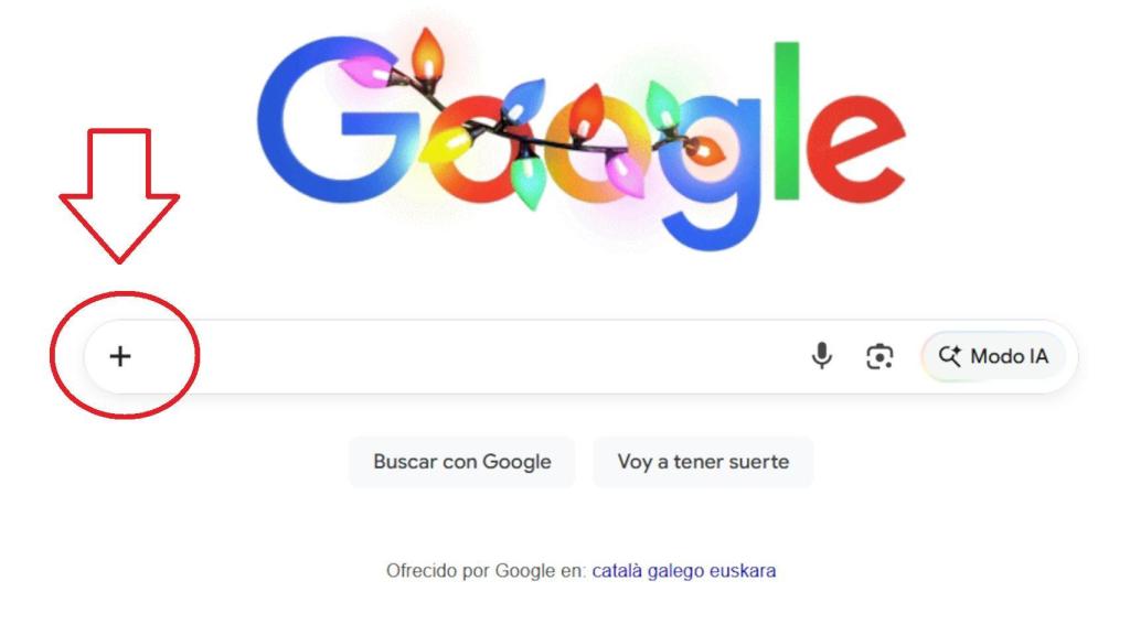 El nuevo botón + de la Búsqueda de Google