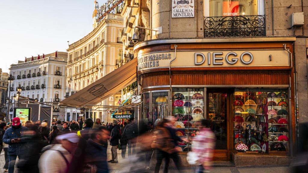 La tienda Casa de Diego en la Puerta del Sol.