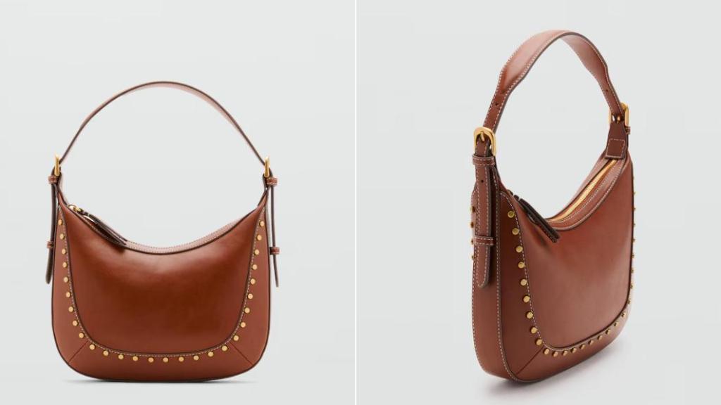 Bolso hombro tachuelas. REF. 17031139