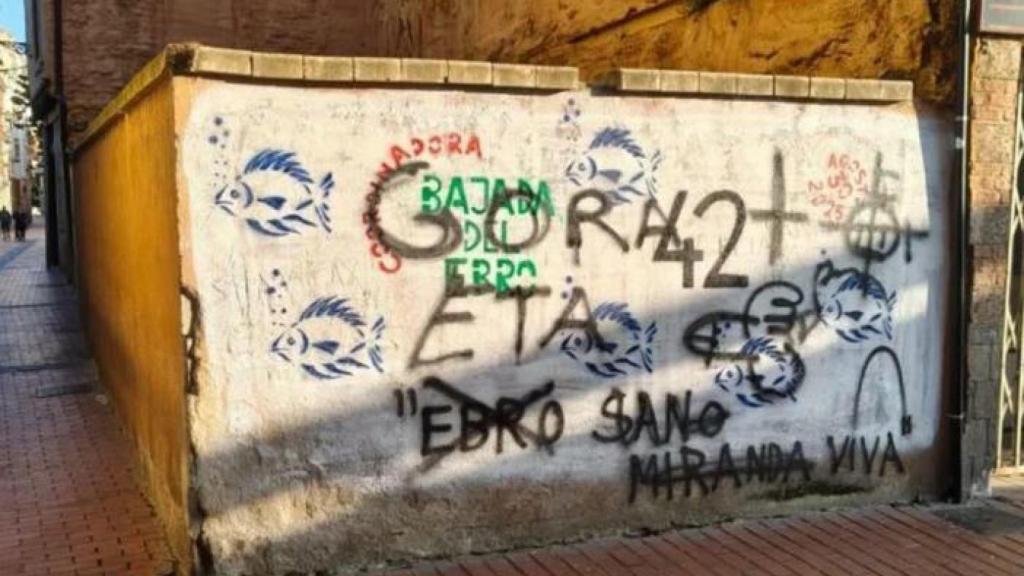 Pintada en Miranda de Ebro