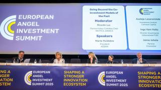 Marta Huidobro, presidenta de AEBAN y miembro del consejo de EBAN, en la reciente reunión de la European Business Angel Network (EBAN).