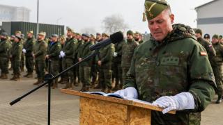 coronel Manuel Sánchez Arribas, jefe del Tercio “Don Juan de Austria” y del contingente SVK-V, en Eslovaquia.