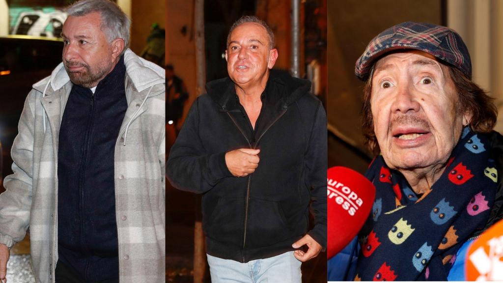 Parada, Víctor Sandoval y Pablo Sebastian en un fotomontaje de EL ESPAÑOL.