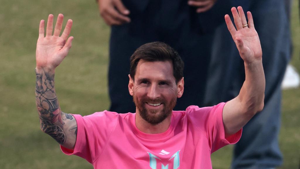 Leo Messi, en una reciente aparición ante sus fans en Nueva Delhi (India)