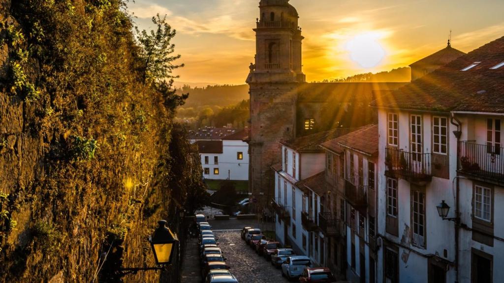 Atardecer en Santiago de Compostela