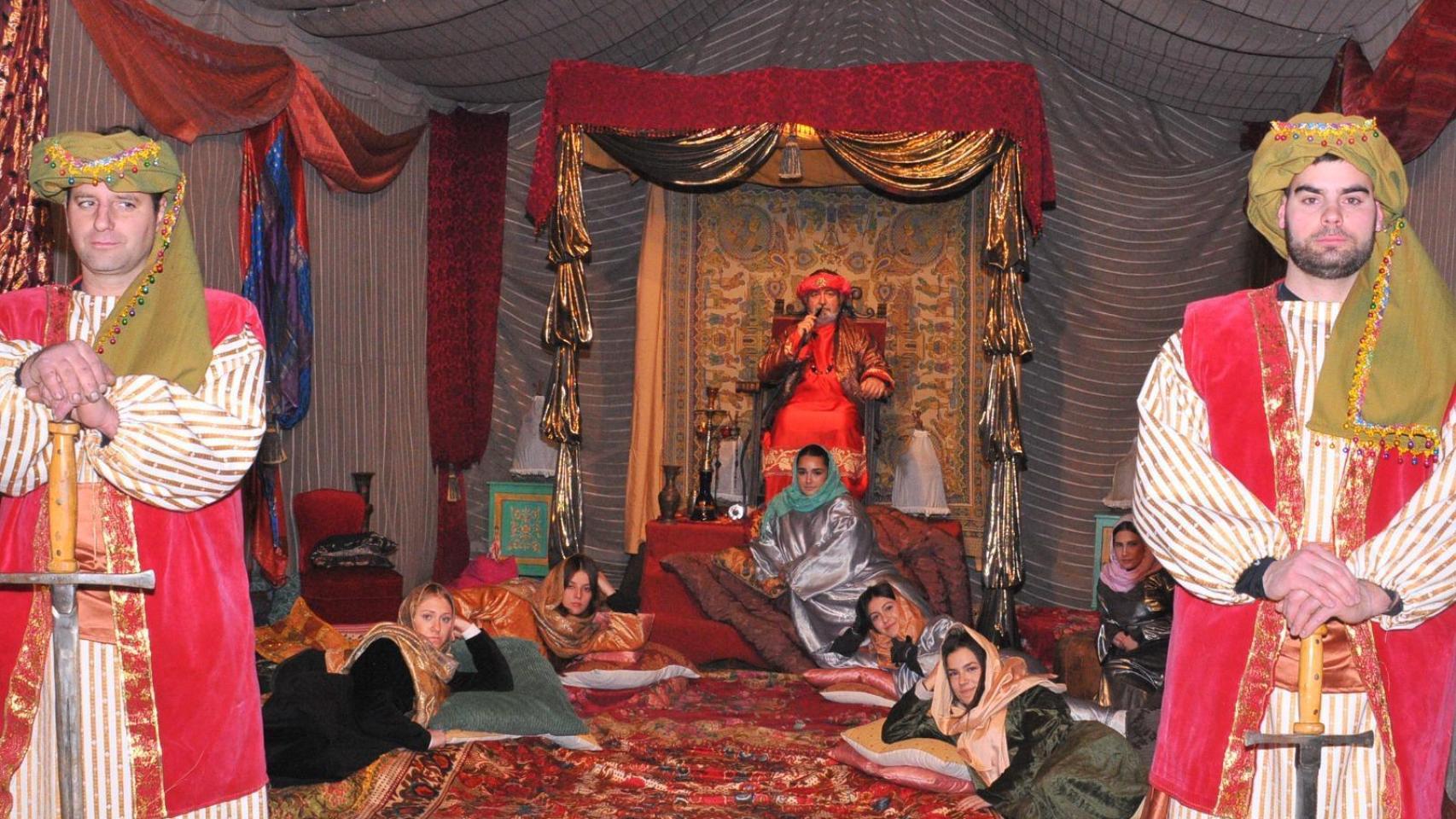 El Belén a tamaño real más grande de Aragón en Estadilla.