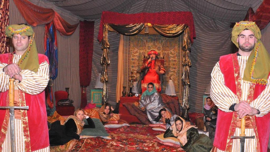 El Belén a tamaño real más grande de Aragón en Estadilla.