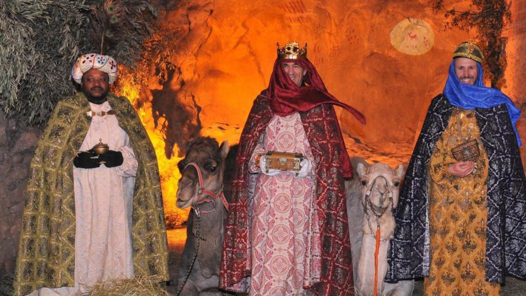 Los Reyes Magos en el Belén de Estadilla.