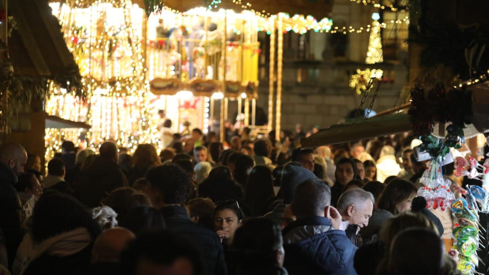 La plaza del Ayuntamiento de Toledo es uno de los puntos de mayor congestión.