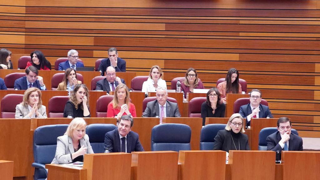 Una votación en el pleno de las Cortes de este miércoles