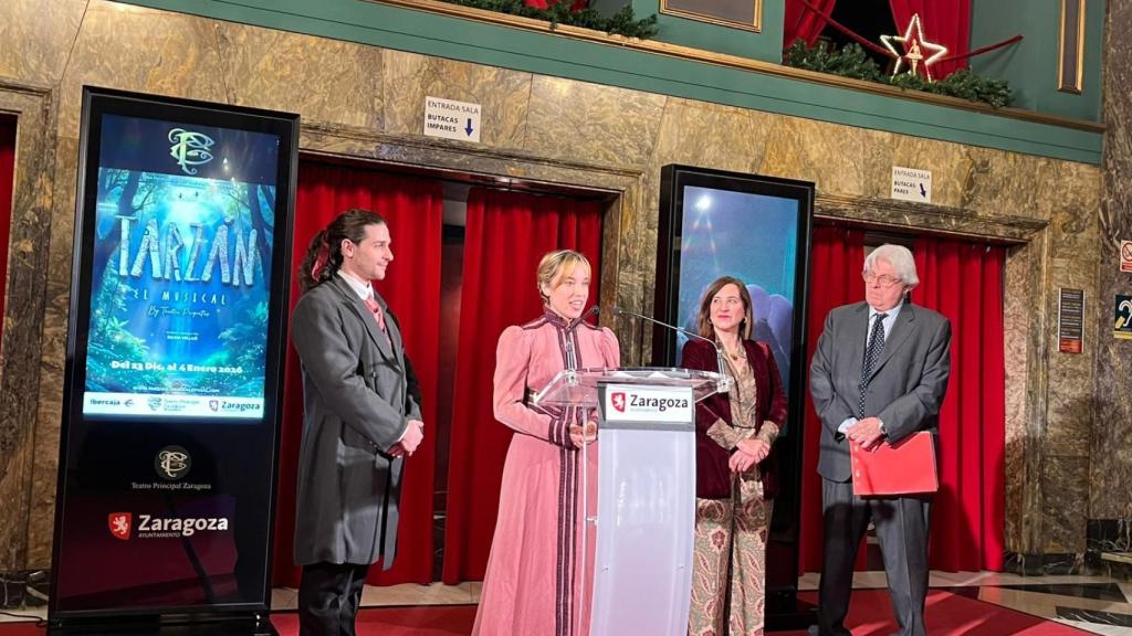 Presentación de Tarzán el Musical en el Teatro Principal.