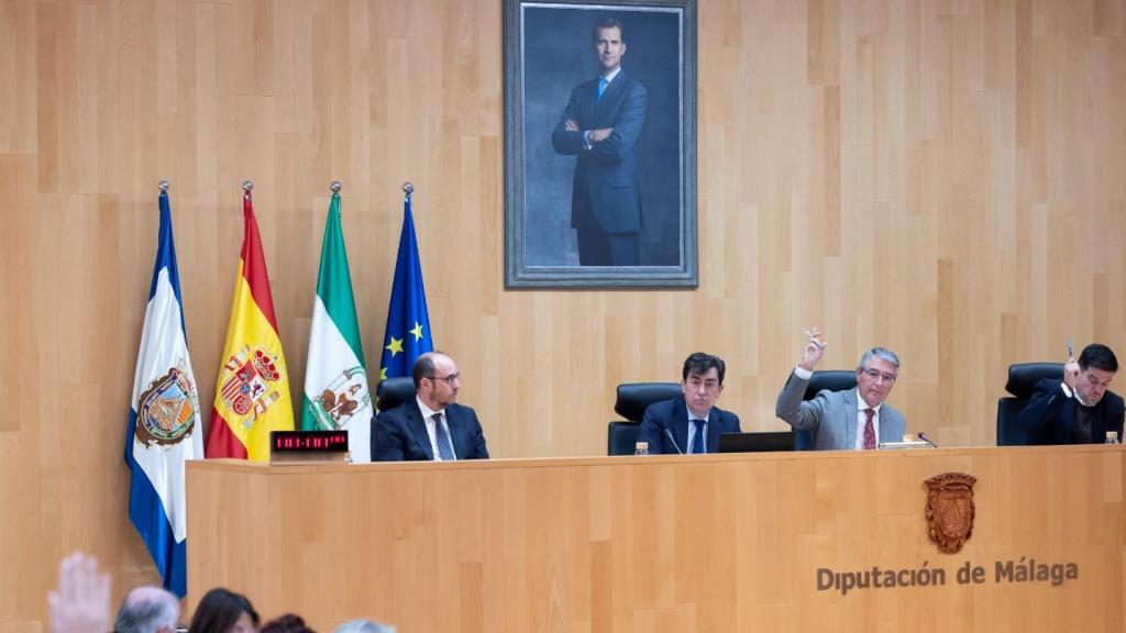 Pleno de la Diputación de Málaga.