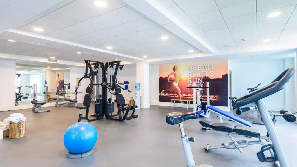Gimnasio del Hotel Guadalajara & Conference Center Affiliated by Meliá.