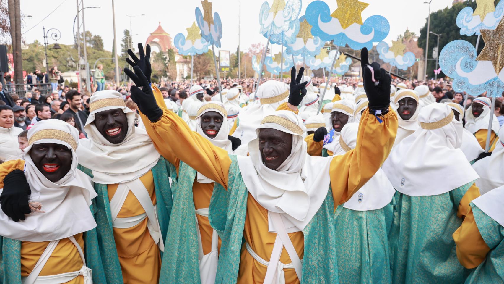Imagen de la Cabalgata de Reyes de Sevilla de 2025.