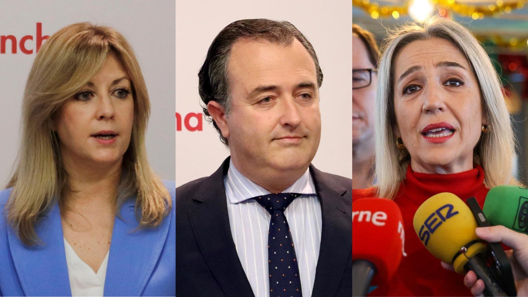 Ana Isabel Abengózar, David Moreno e Inés Cañizares.