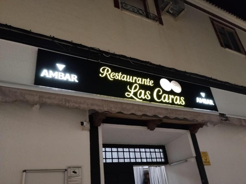 Fachada del restaurante de Yesenia en Calzada de Calatrava.