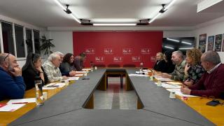 Primera reunión de la nueva Comisión Gestora del PSdeG-PSOE en la provincia de Lugo