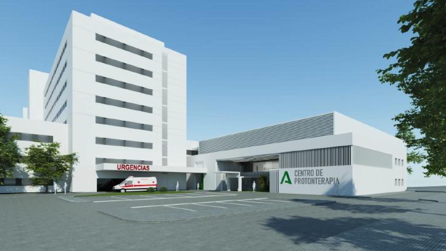 Diseño previsto para el nuevo centro junto al Materno Infantil de Málaga.