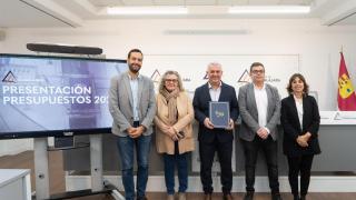 Presentación de los presupuestos de la Diputación de Guadalajara.