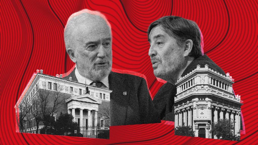 Santiago Muñoz Machado y Luis García Montero. Diseño: Rubén Vique