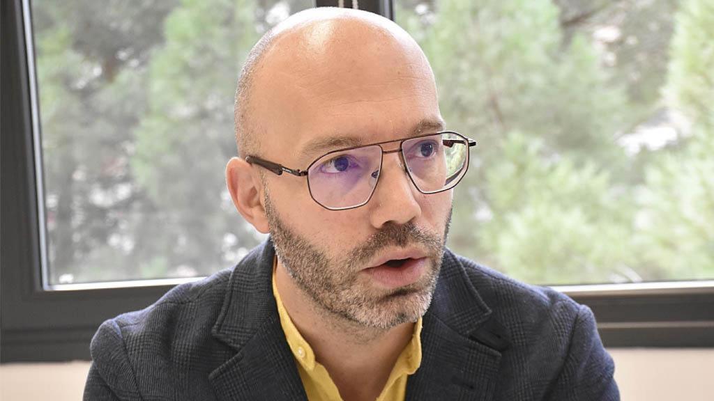 Rubén Peña, responsable de Consolida Startup, durante la charla