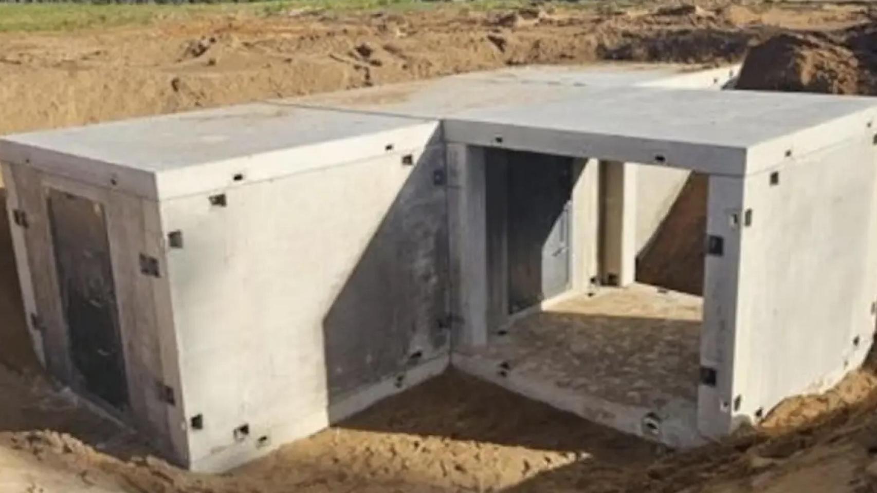 Los búnkeres, de unos 35 m² de superficie cada uno, están diseñados para resistir bombardeos de artillería de 152 mm, que usa el Ejército ruso.