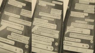 Chats de WhatsApp entre el denunciante y el denunciado.