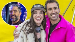 Inés Hernand, Aitor Albizua e Inés Hernand en un montaje hecho por BLUPER.