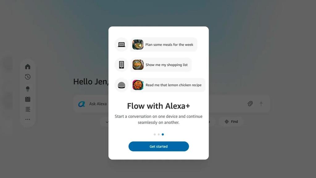 Alexa Plus en su versión web