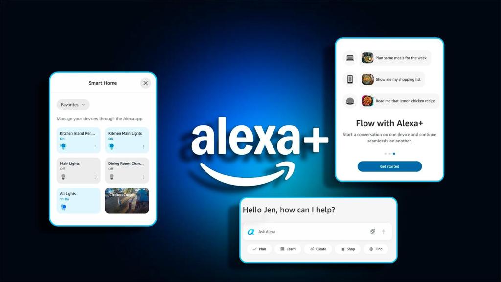 Fotomontaje inspirado en Alexa+