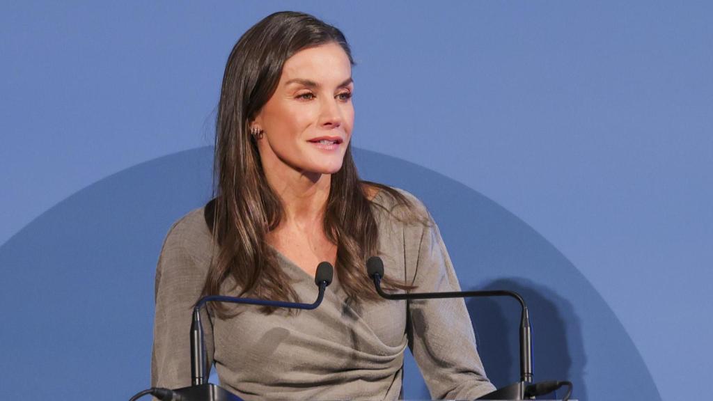 La Reina, durante su discurso.