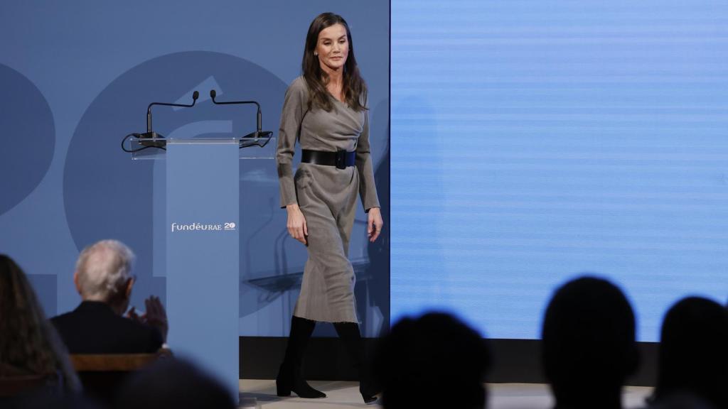 Letizia ha dedicado unas palabras a los asistentes.