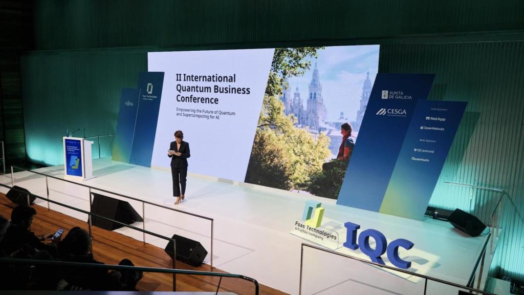 Escenario de la II International Quantum Business Conference.
