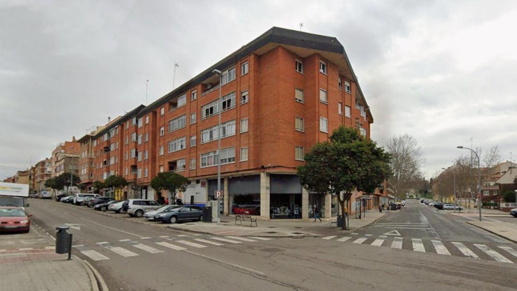 El lugar en el que se ha producido el atropello, en el cruce entre la calle Obispo Nieto y la calle doctor Fleming en la ciudad de Zamora