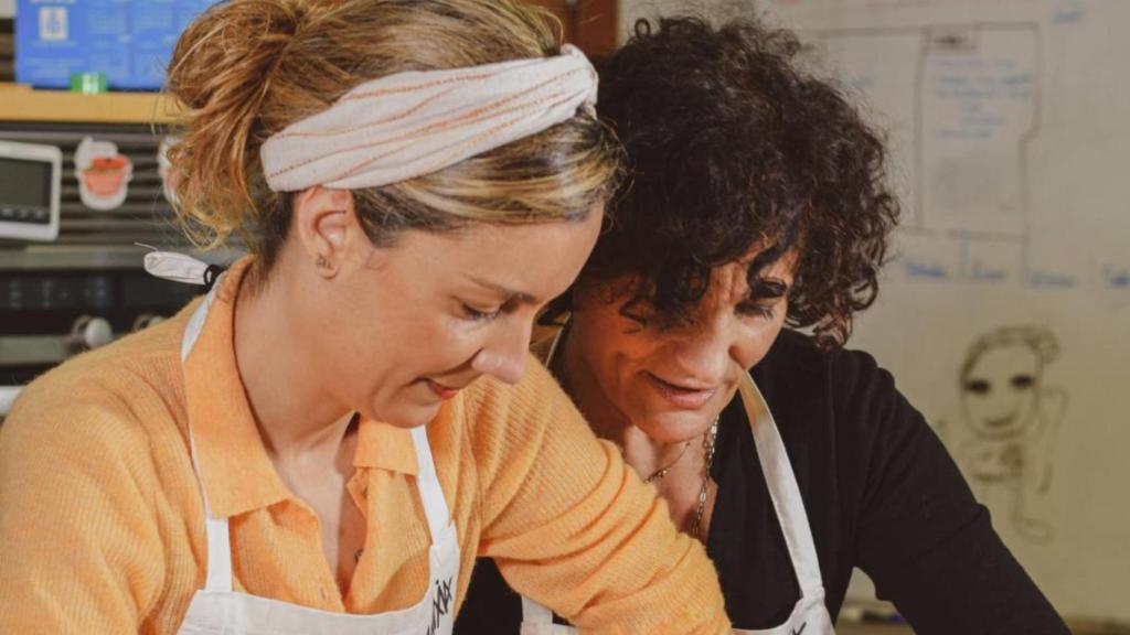 Larua Fernández y Mónica Prego durane la primera edición