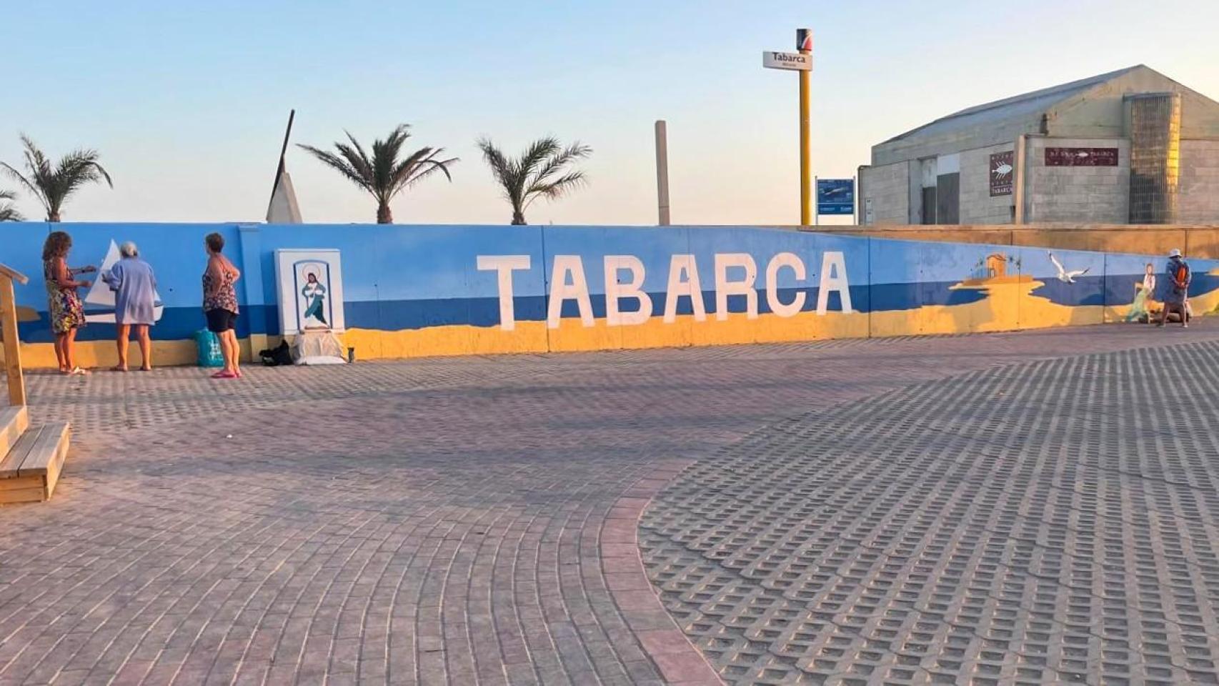 La entrada a la isla de Tabarca.