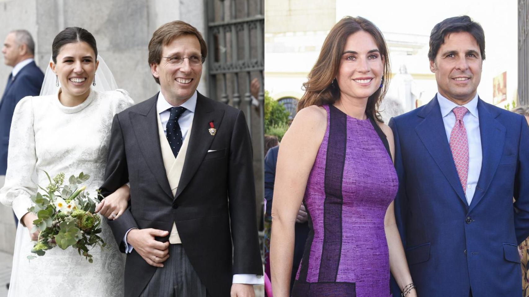 José Luis Martínez-Almeida, Teresa Urquijo, Lourdes Montes y Francisco Rivera en un montaje de JALEOS.