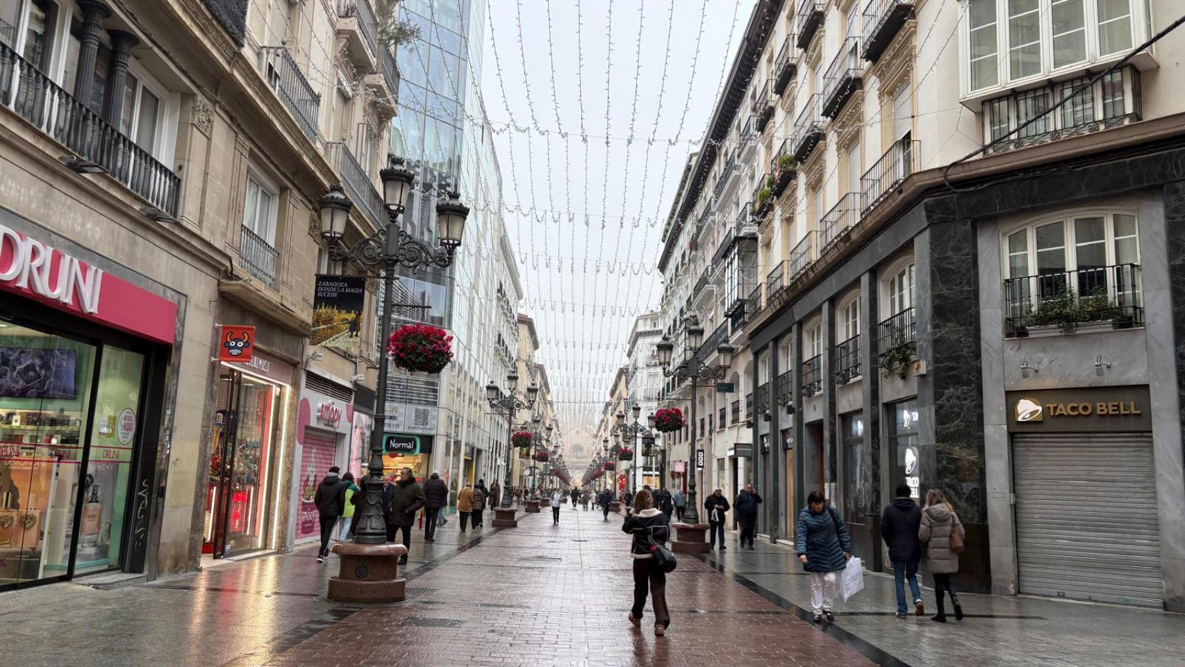 Jornada de frío y niebla en Zaragoza este jueves.