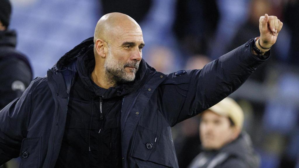El entrenador del Manchester City, Pep Guardiola.