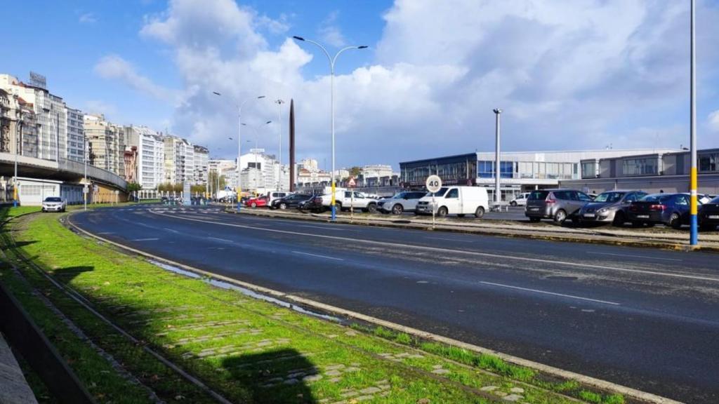 Zona del puerto junto al tráfico de Linares Rivas.