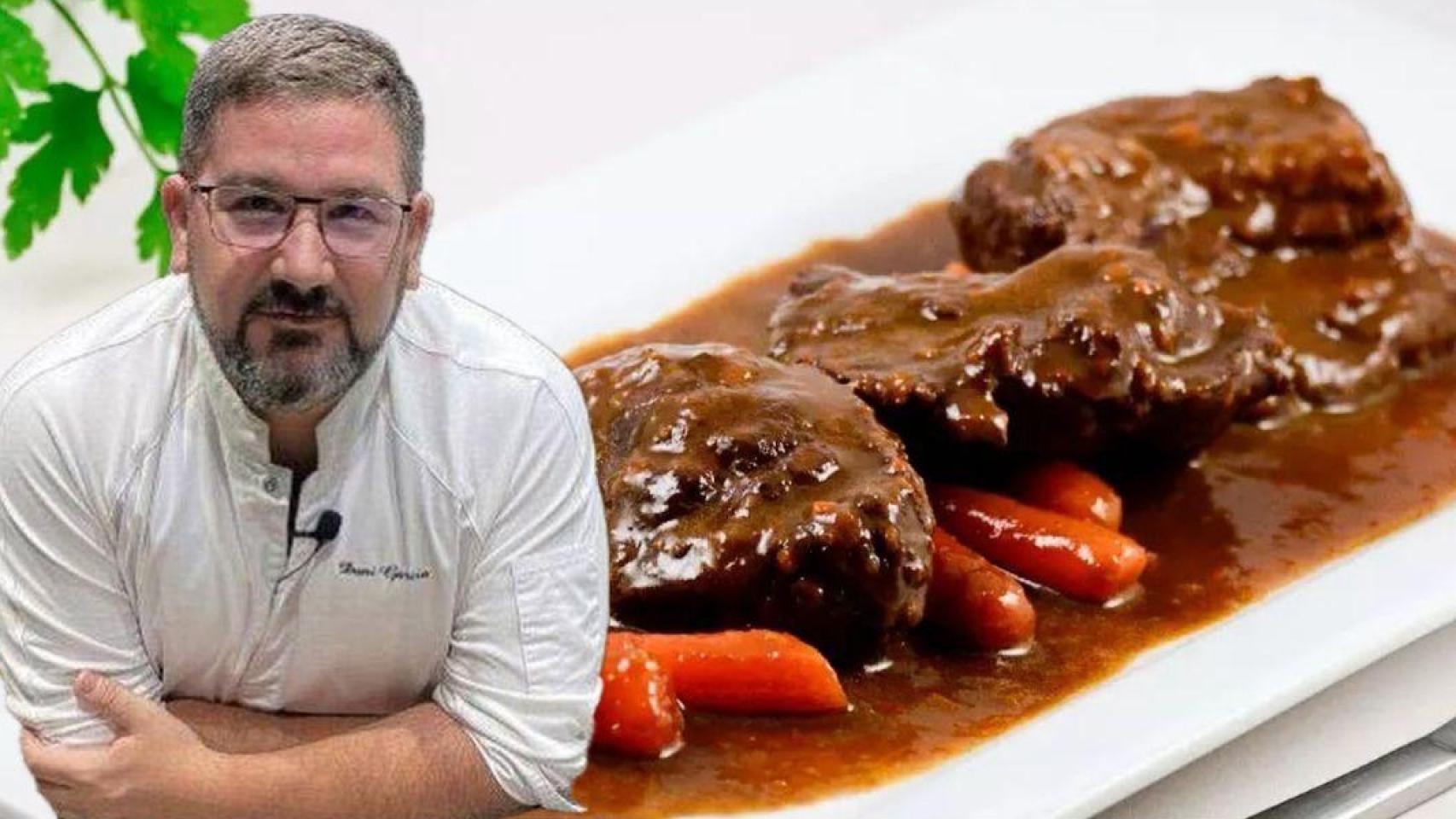 Dani García junto a unas carrilleras.