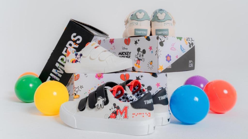Zapatillas inclusivas de Timpers y Disney.