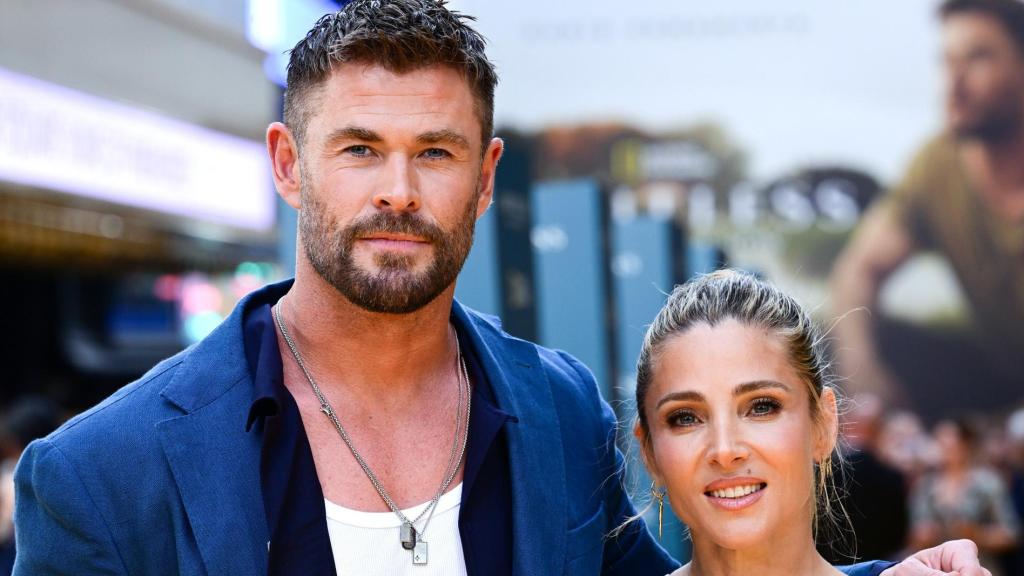 Chris Hemsworth y Elsa Pataky, en una fotografía tomada en julio de 2025.