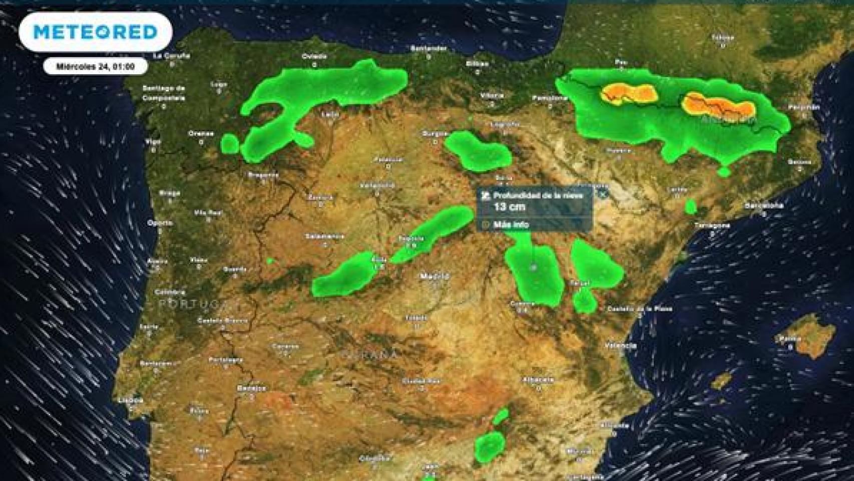 Previsiones meteorológicas de Meteored