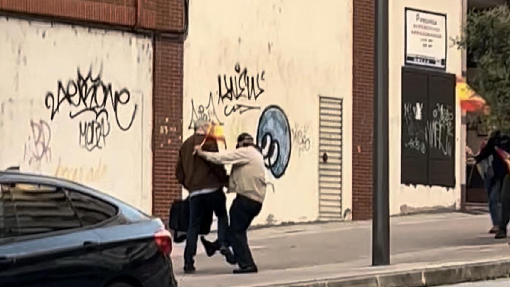 Agresión al exalcalde de Ponferrada Olegario Ramón, el 11 de abril de 2024