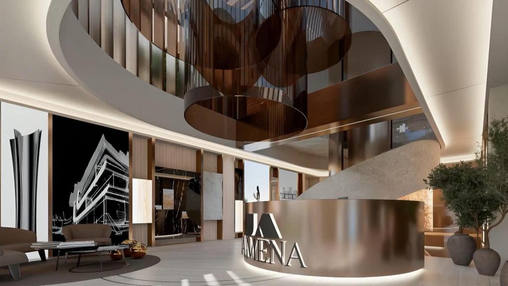 Diseño de cómo será la nueva sede central de esta empresa.